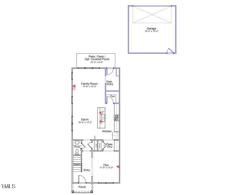 9236 Leaning Post Road, Unit 442 Wake Forest, NC 27587 - Photo 3 of 11 KF 442 1ST FLOOR