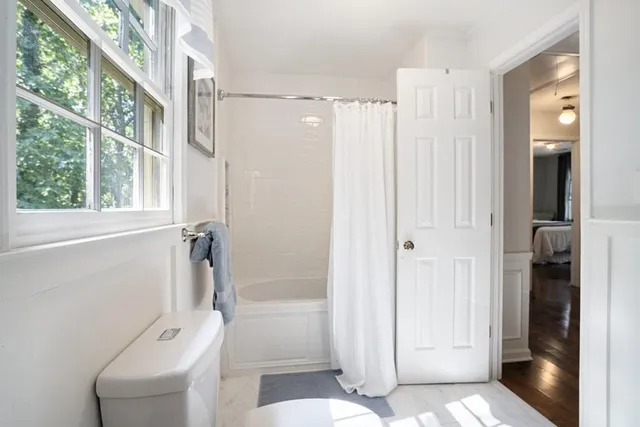 a outdoor space with furniture