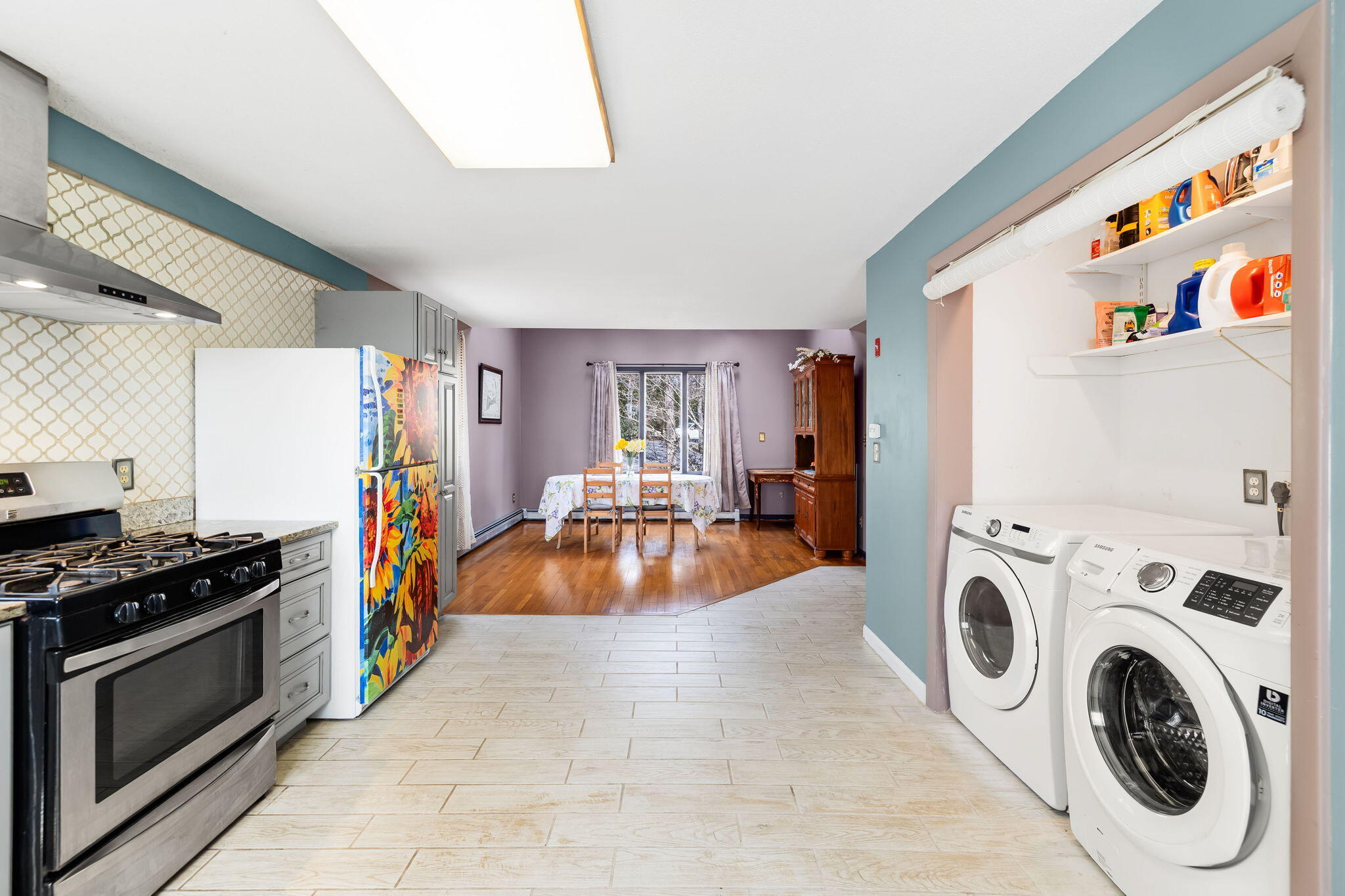 21 Braeside Road Falmouth, MA 02540 - Photo 15 of 43 a view of kitchen with washer and dryer