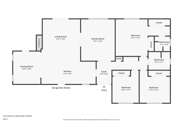 $2,500 | 2413 Cheshire Drive, Bakersfield, CA 93309