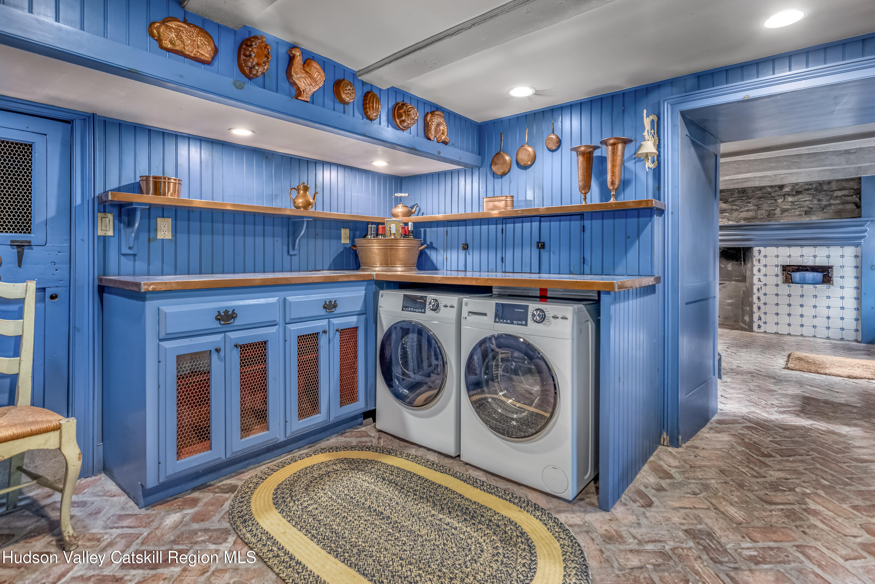 1282 Old Post Road New Paltz, NY 12561 - Photo 44 of 49 a view of a storage & utility room with washer and dryer