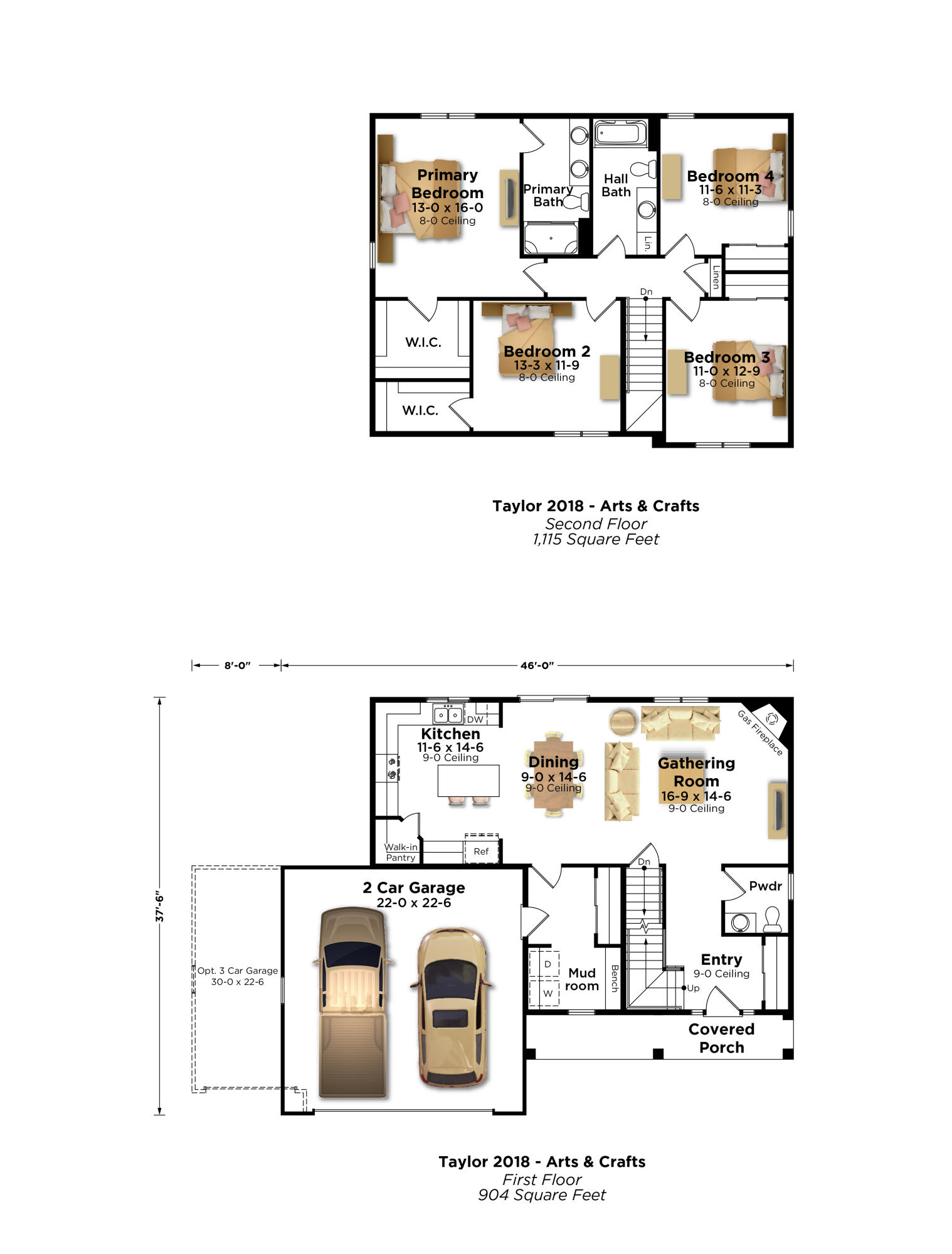 360 Sweetwater Boulevard, Unit LT3 Port Washington, WI 53074 - Photo 2 of 4 Taylor 2018 Garage Left