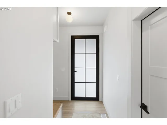 a view of front door