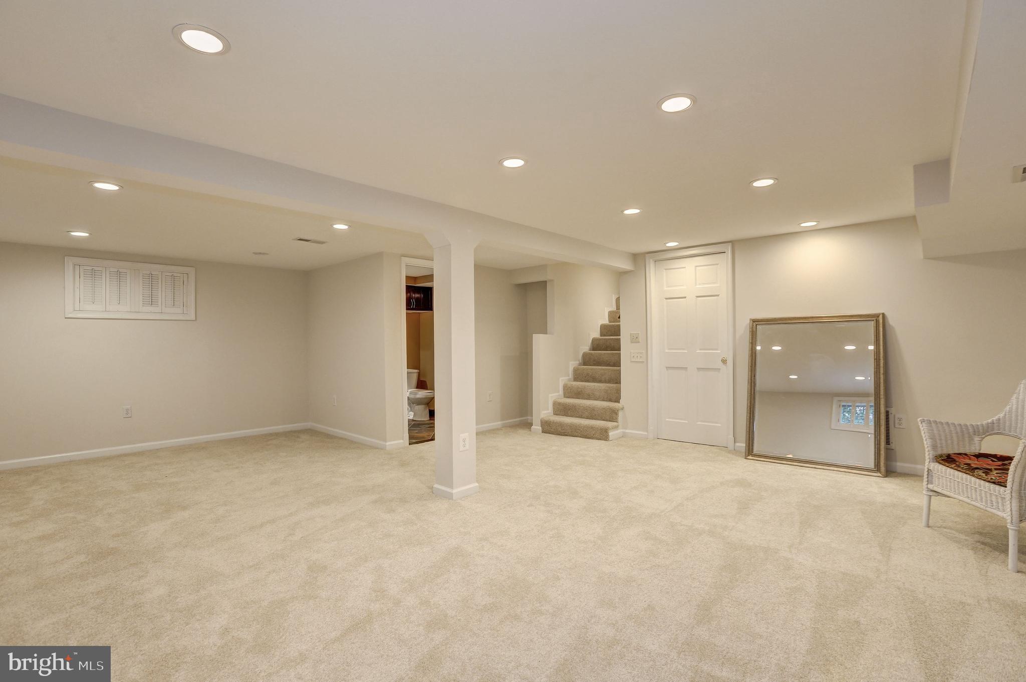 8002 Custer Road Bethesda, MD 20814 - Photo 29 of 32 Lower Level Recreation Room