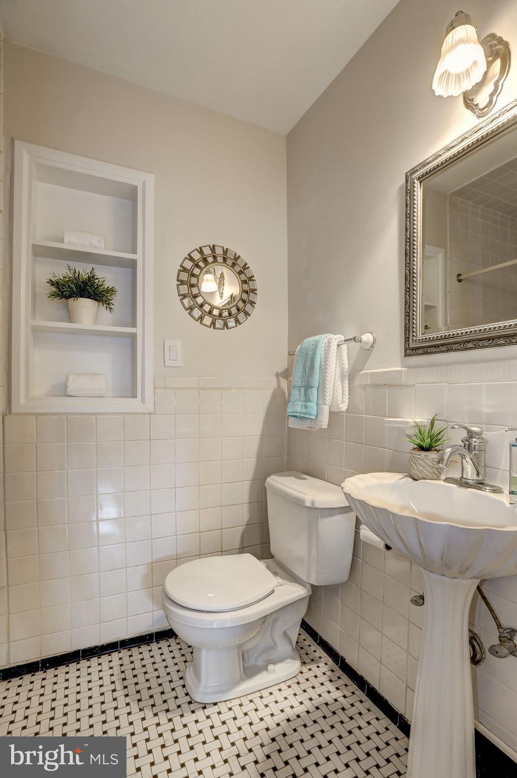 8002 Custer Road Bethesda, MD 20814 - Photo 6 of 32 Powder Room with shower/tub