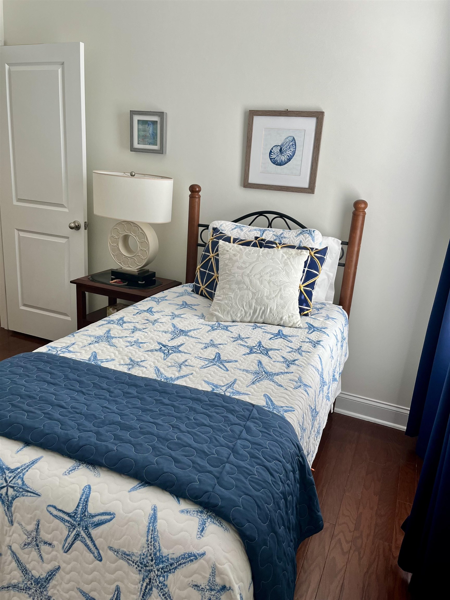 151 Coral Beach Circle Myrtle Beach, SC 29575 - Photo 22 of 40 Bedroom featuring dark wood-style floors and baseboards