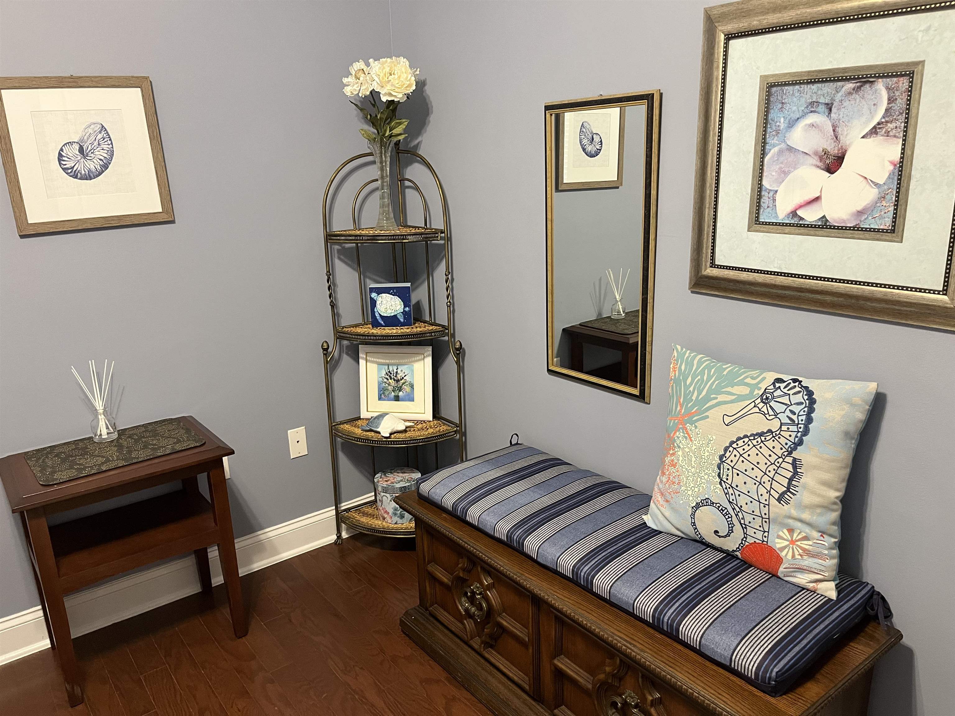 151 Coral Beach Circle Myrtle Beach, SC 29575 - Photo 24 of 40 Sitting room featuring baseboards and dark wood finished floors