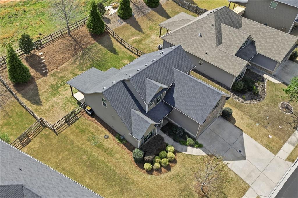 266 Cobblestone Trail Dallas, GA 30132 - Photo 40 of 49 an aerial view of a house with a yard