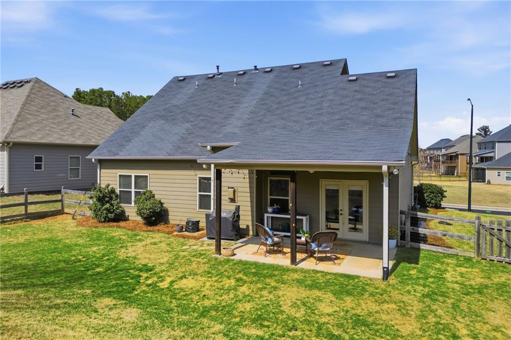 266 Cobblestone Trail Dallas, GA 30132 - Photo 46 of 49 a view of a house with backyard porch and sitting area