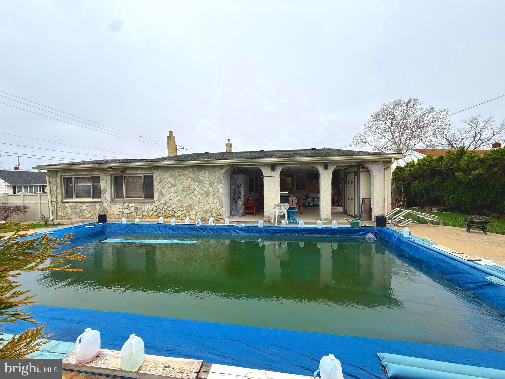2666 Madara Road Bensalem, PA 19020 - Photo 15 of 16 a view of outdoor space yard swimming pool and patio