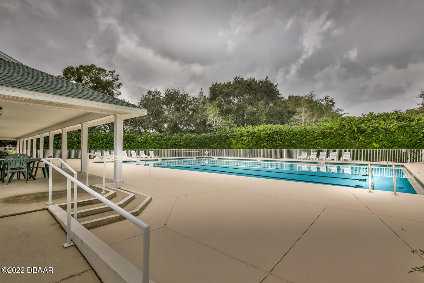 1464 Kinnard Circle Ormond Beach, FL 32174 - Photo 15 of 18 a view of a terrace with a table and chairs