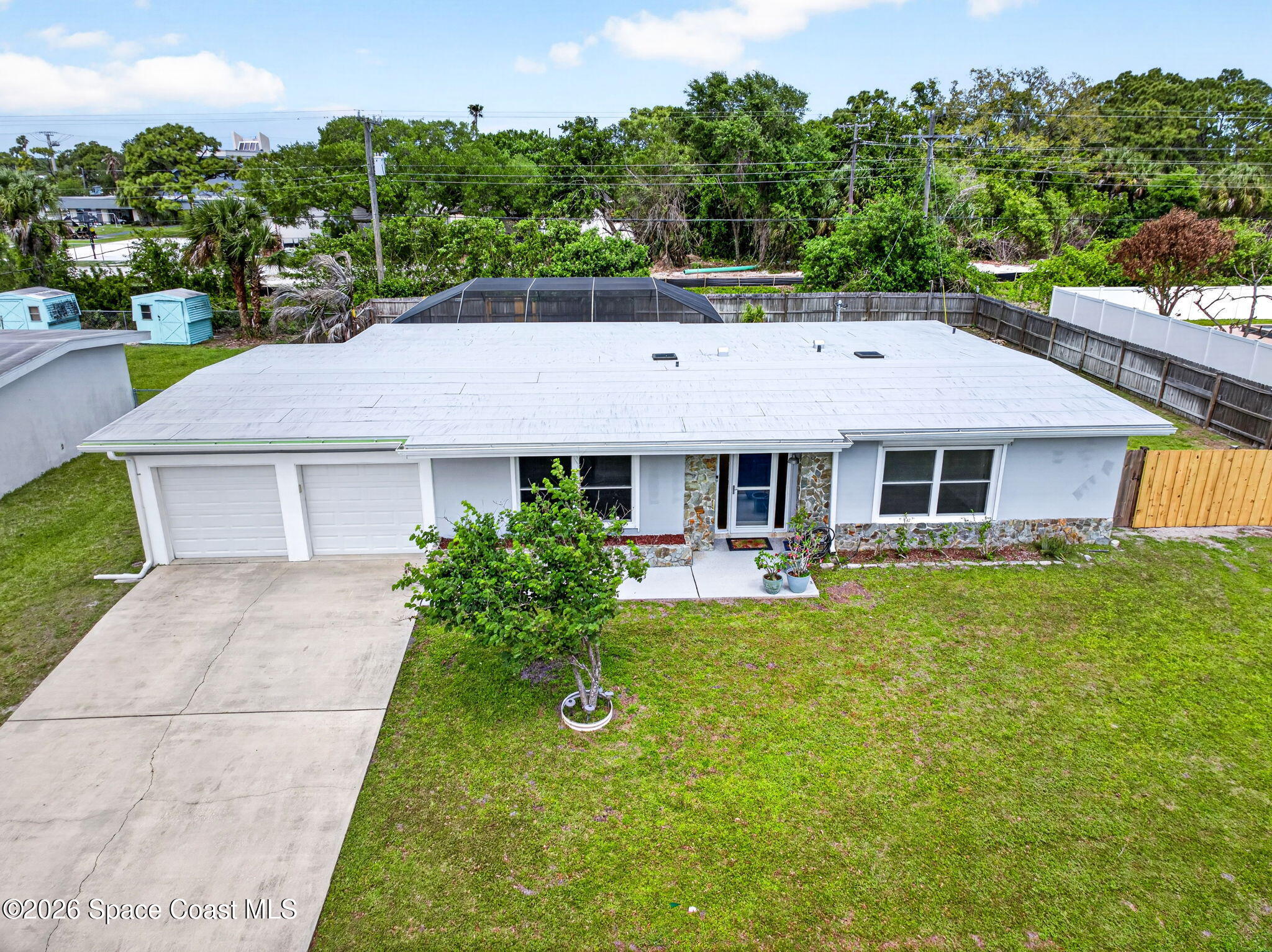 713 James Circle Palm Bay, FL 32905 - Photo 7 of 53 Aerial View Front