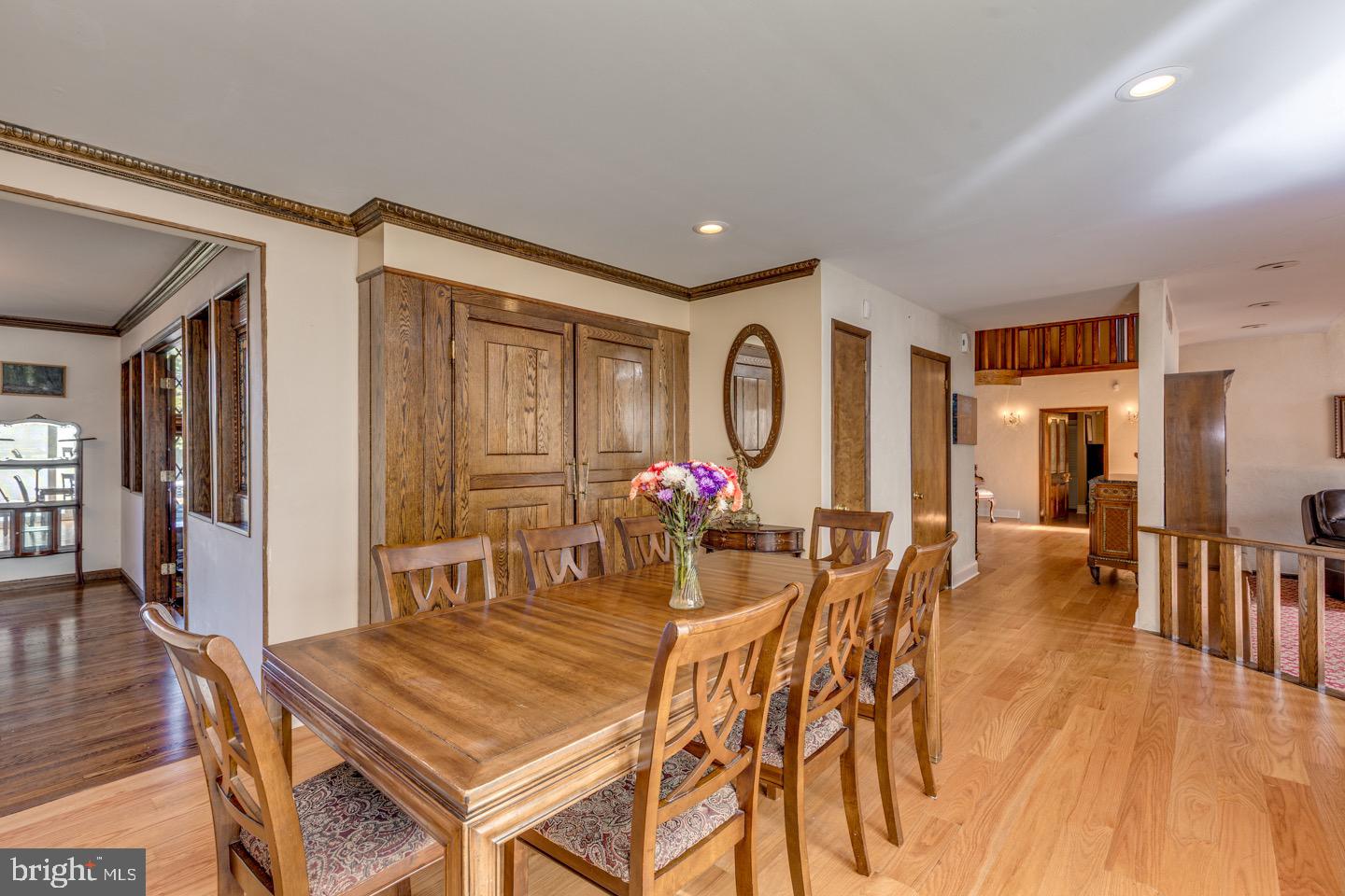 740 Garwood Road Moorestown, NJ 08057 - Photo 10 of 41 Elegant dining space with warm wood accents.