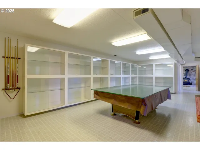 a room with furniture