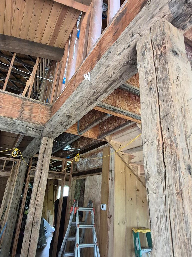 1132 Dockery Crk Road Murphy, NC 28906 - Photo 24 of 52 Original support beams