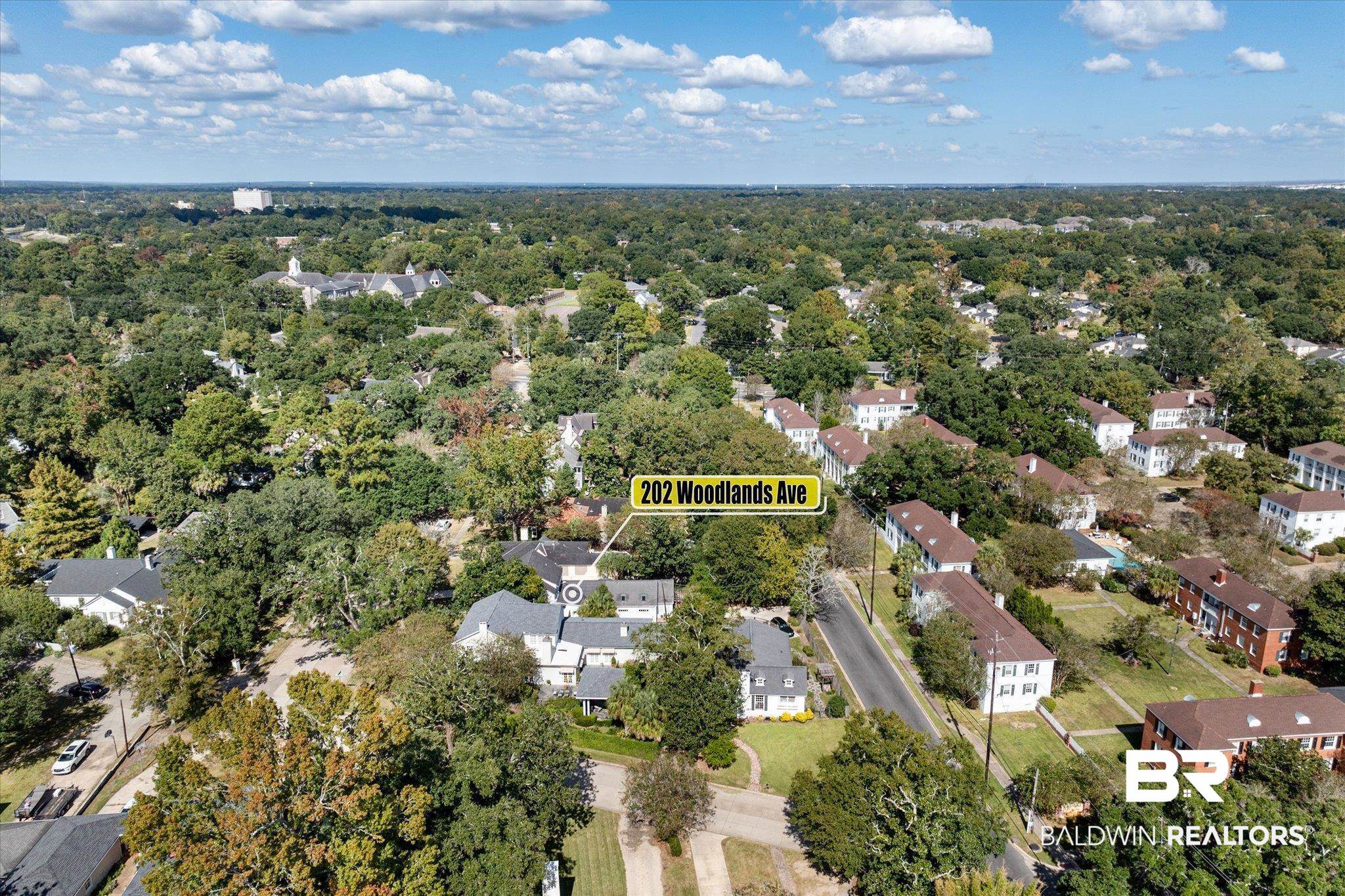 202 Woodlands Avenue Mobile, AL 36607 - Photo 49 of 53 Bird's eye view
