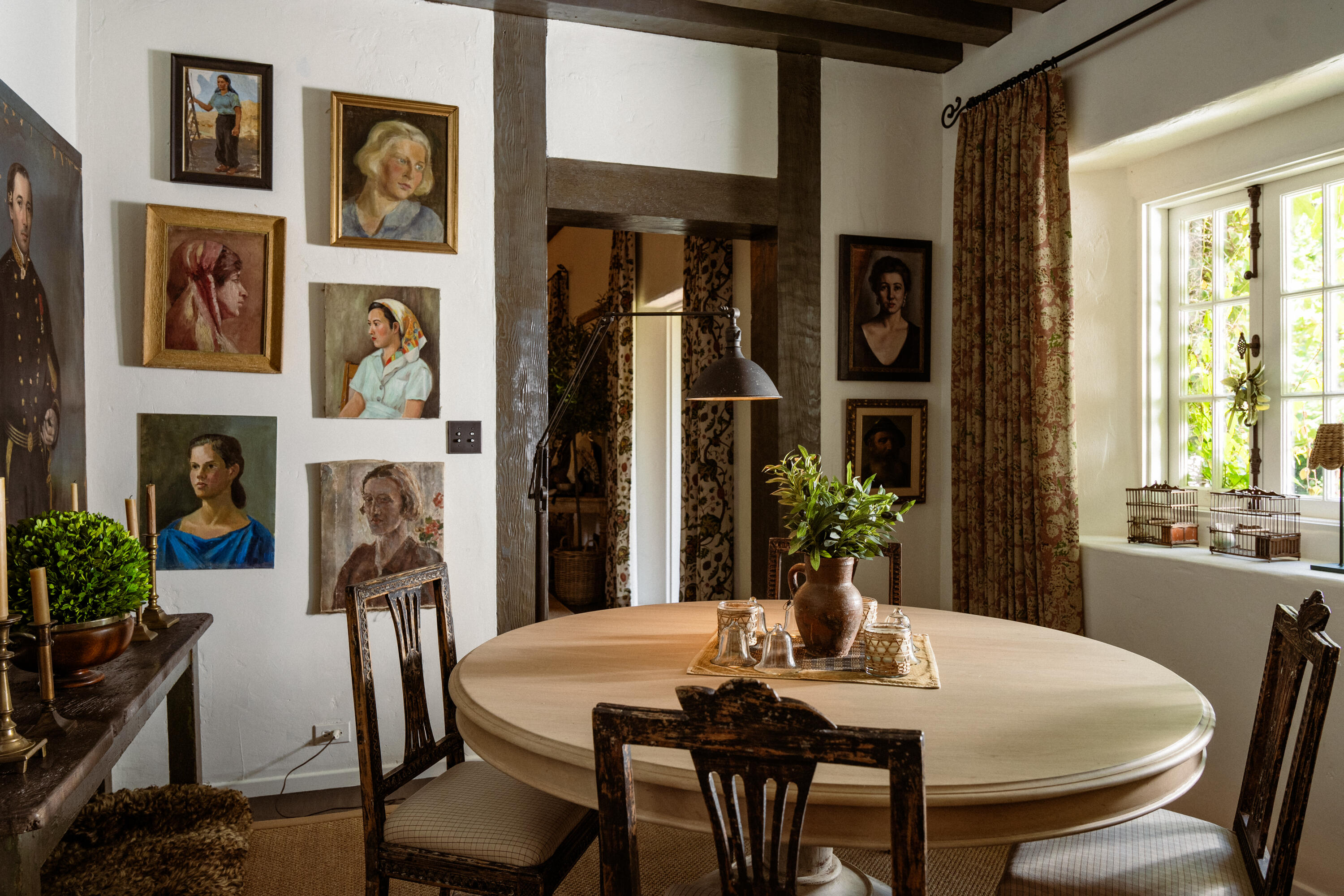 175 Miramar Avenue Montecito, CA 93108 - Photo 8 of 33 a view of a dining room with furniture window and wooden floor