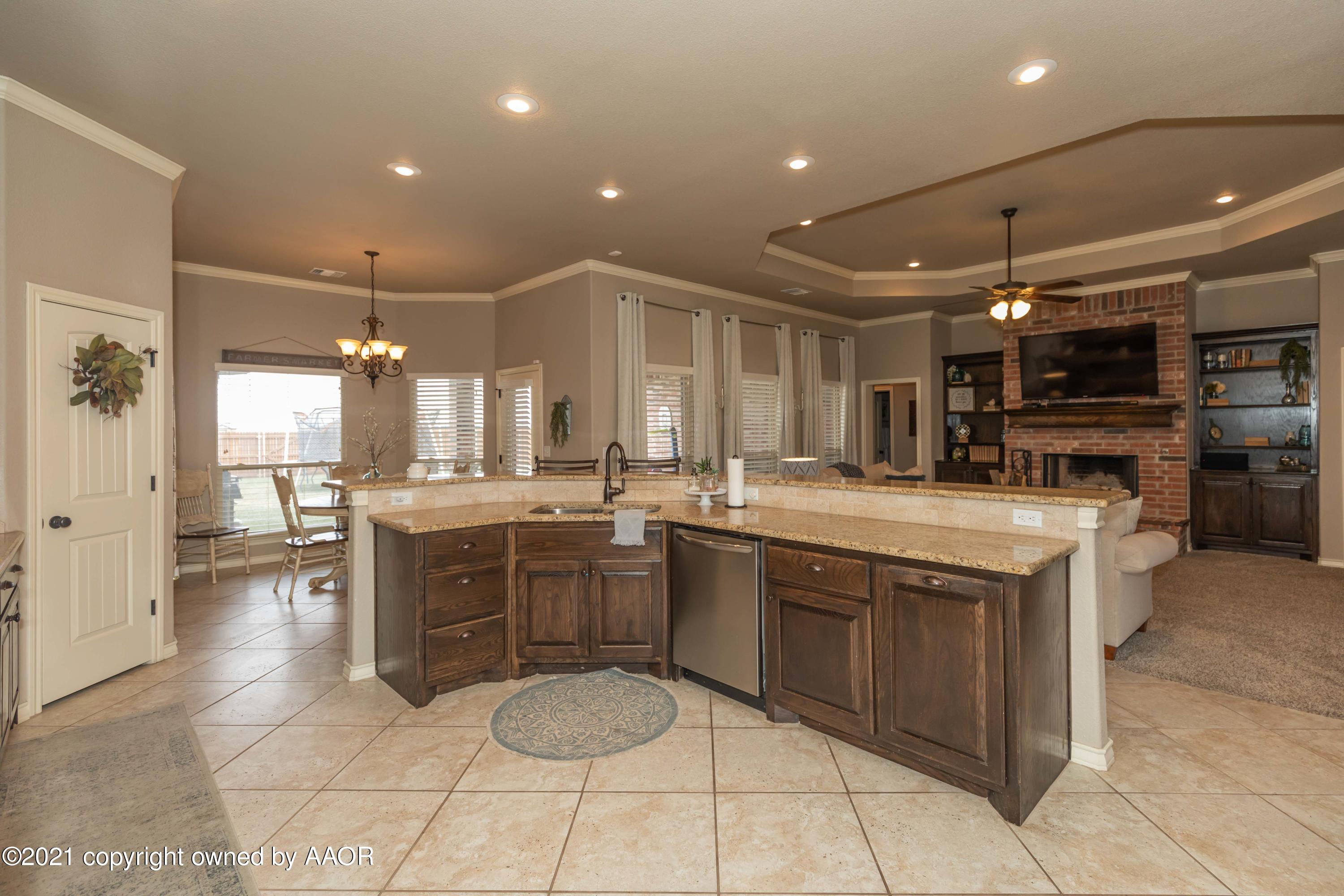 18201 Stone Creek Road Amarillo, TX 79124 - Photo 13 of 57 KITCHEN VIEW 3