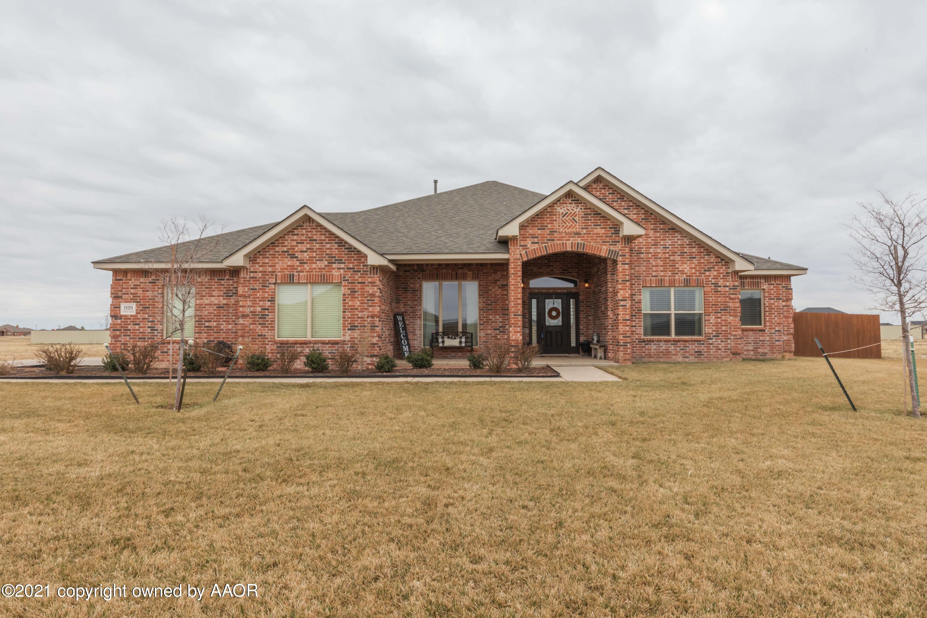 18201 Stone Creek Road Amarillo, TX 79124 - Photo 3 of 57 FRONT VIEW 3