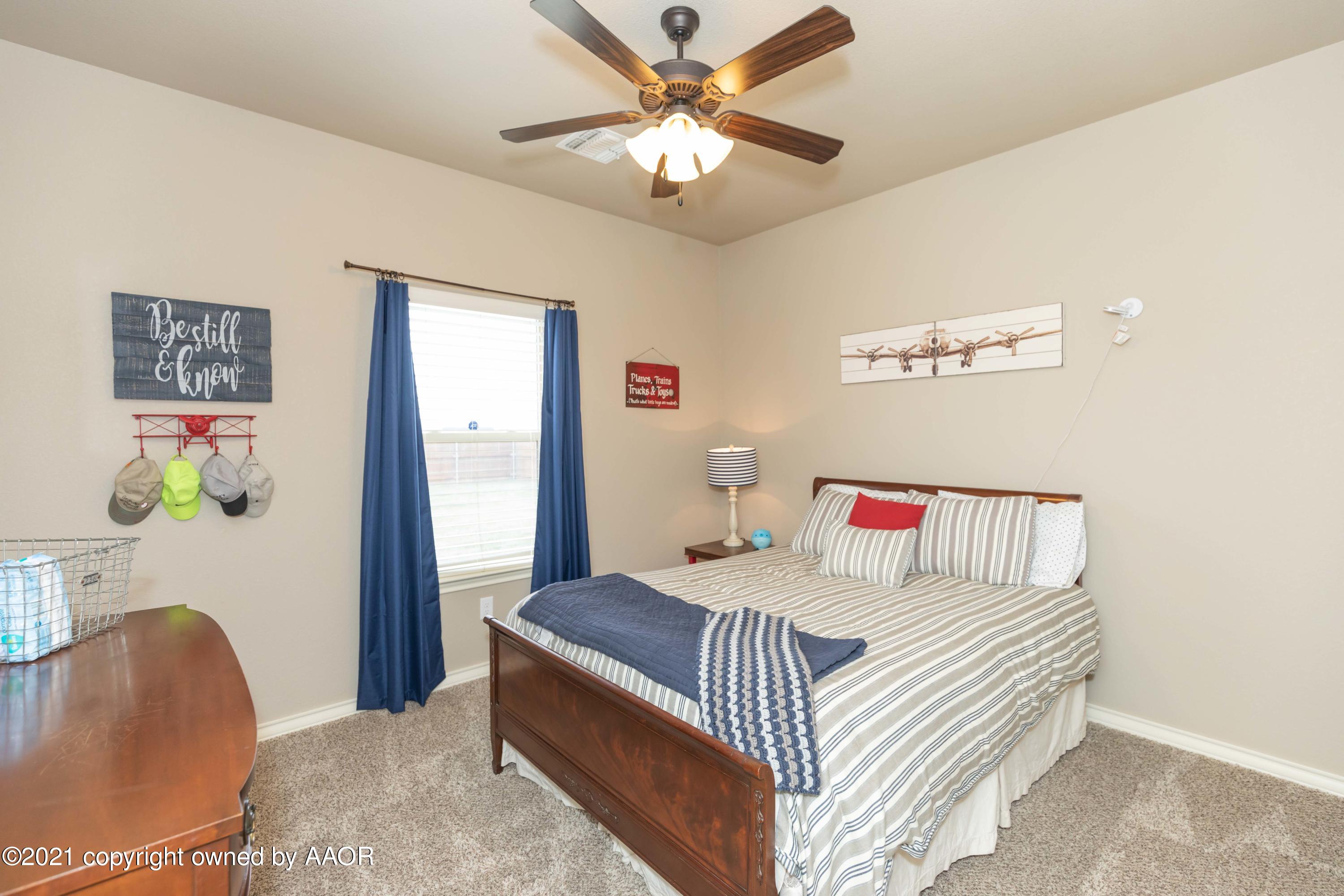 18201 Stone Creek Road Amarillo, TX 79124 - Photo 31 of 57 BEDROOM 2 VIEW 1