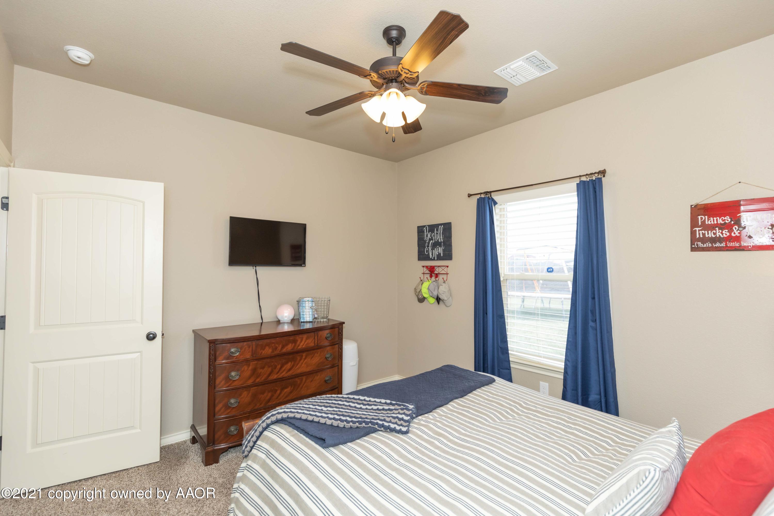 18201 Stone Creek Road Amarillo, TX 79124 - Photo 32 of 57 BEDROOM 2 VIEW 2