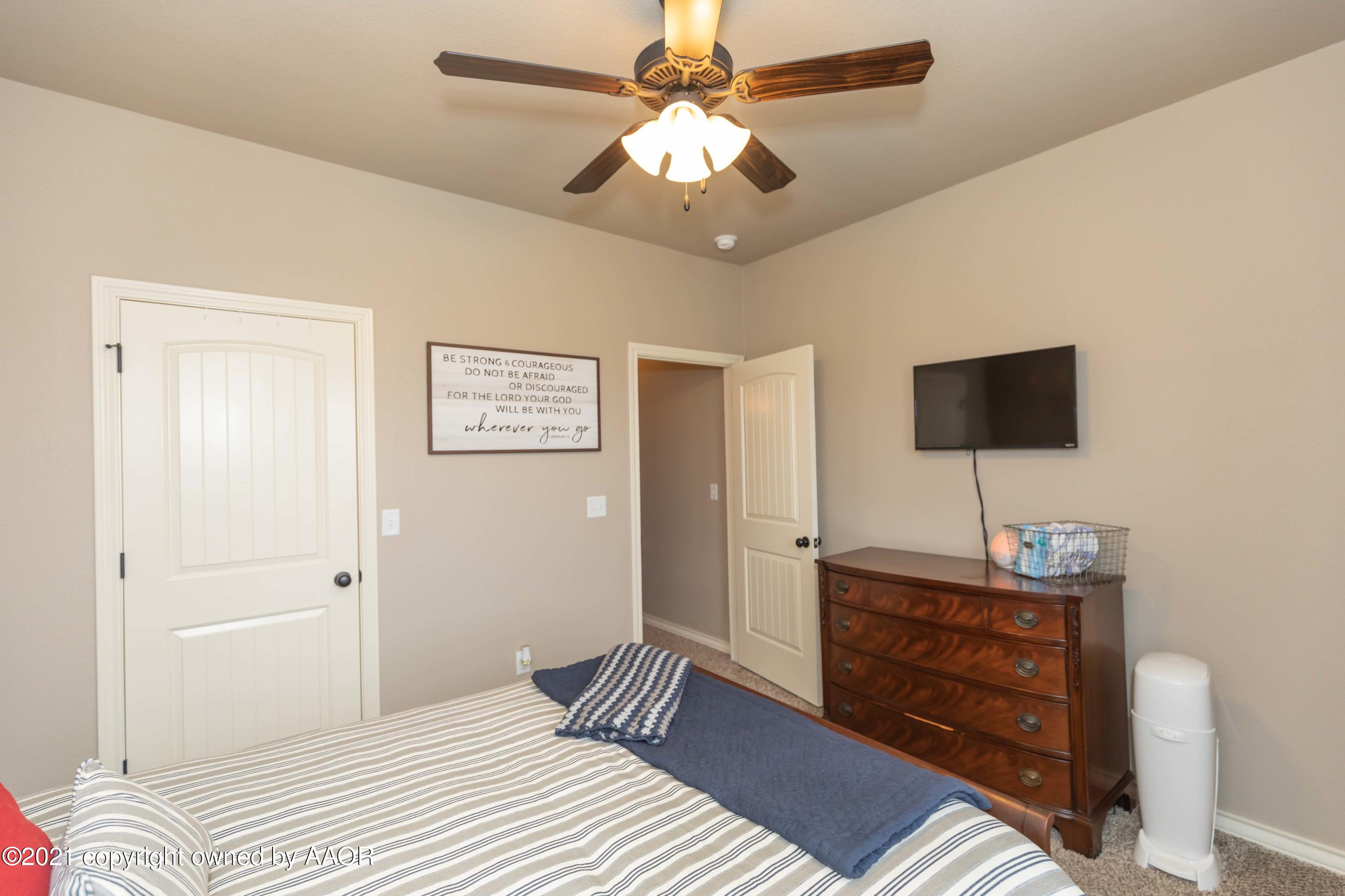 18201 Stone Creek Road Amarillo, TX 79124 - Photo 33 of 57 BEDROOM 2 VIEW 3