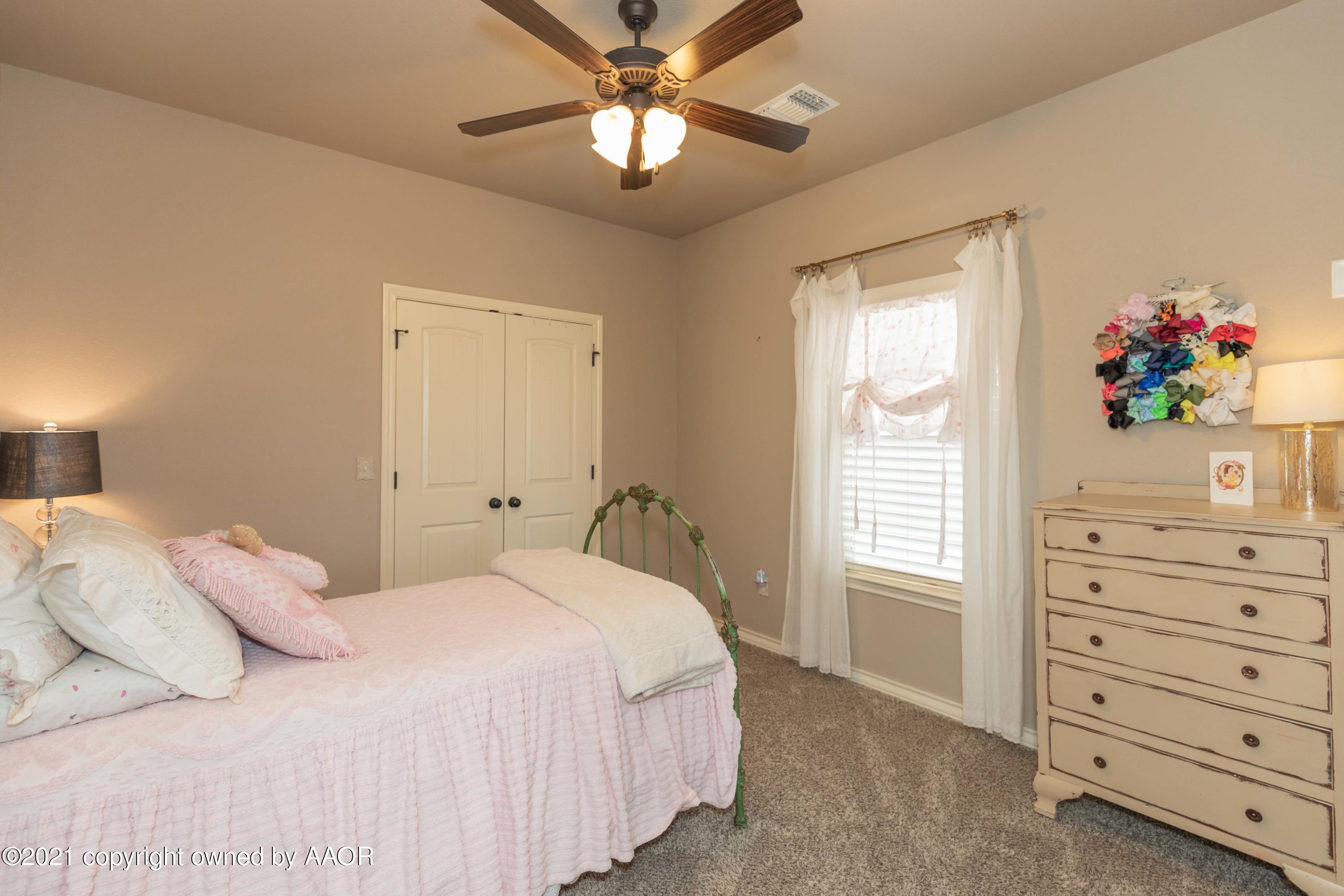18201 Stone Creek Road Amarillo, TX 79124 - Photo 37 of 57 BEDROOM 3 VIEW 1
