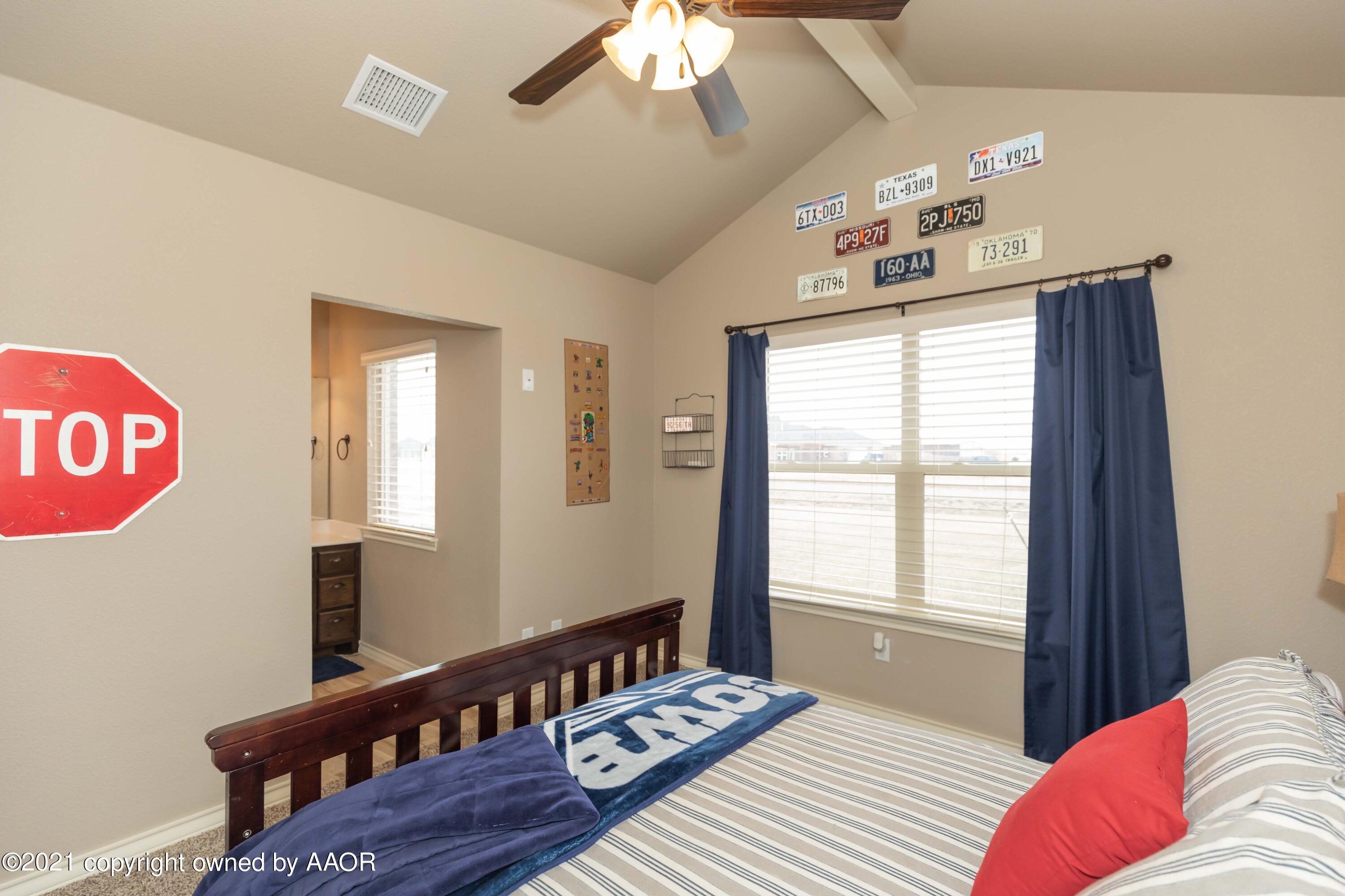 18201 Stone Creek Road Amarillo, TX 79124 - Photo 44 of 57 BEDROOM 4 VIEW 2