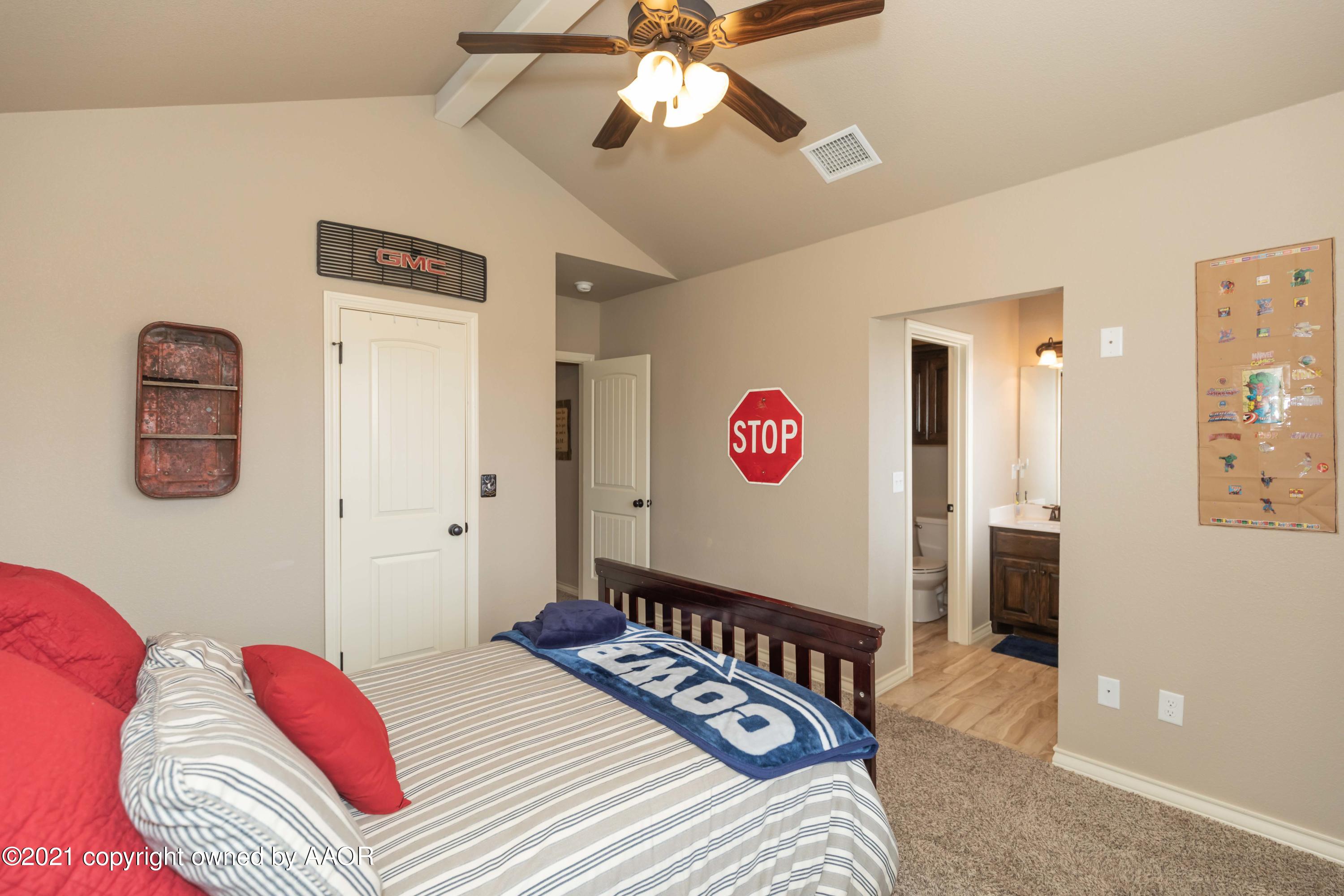 18201 Stone Creek Road Amarillo, TX 79124 - Photo 45 of 57 BEDROOM 4 VIEW 3