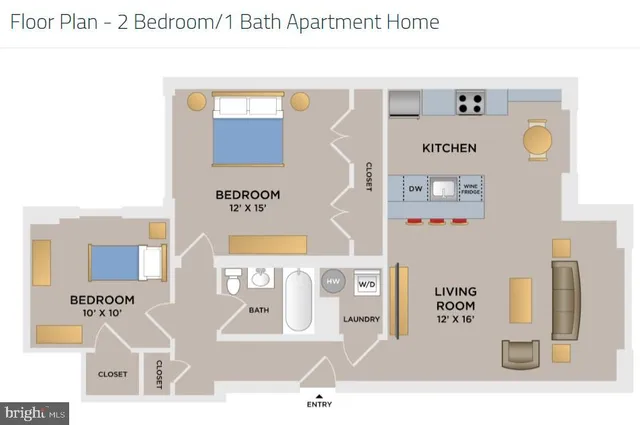 $3,900 | 220 2nd Street Southeast, Unit 103, Washington, DC 20003