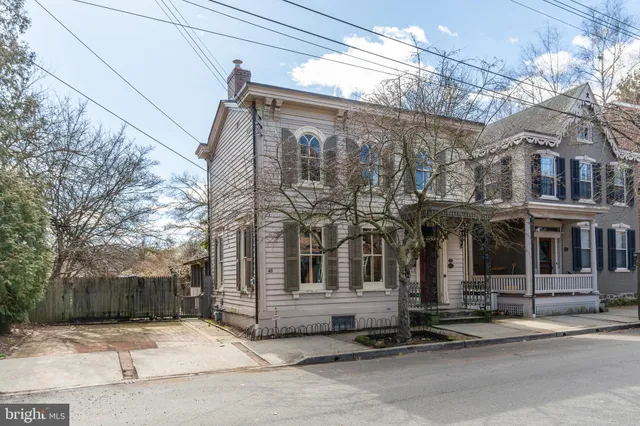 a view of a building with a outdoor space