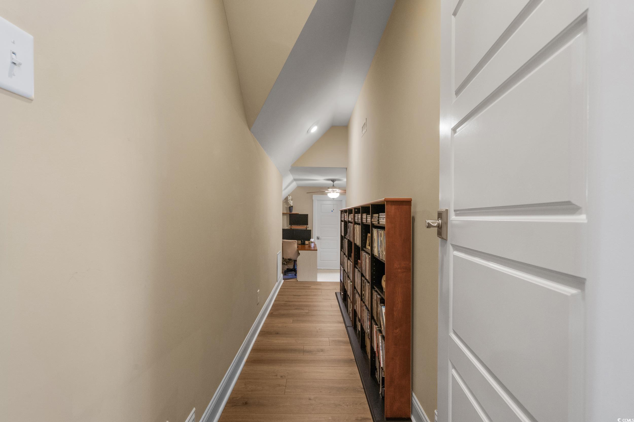 2604 Painted Trillium Court Myrtle Beach, SC 29579 - Photo 28 of 40 Hall with wood finished floors and recessed lighting
