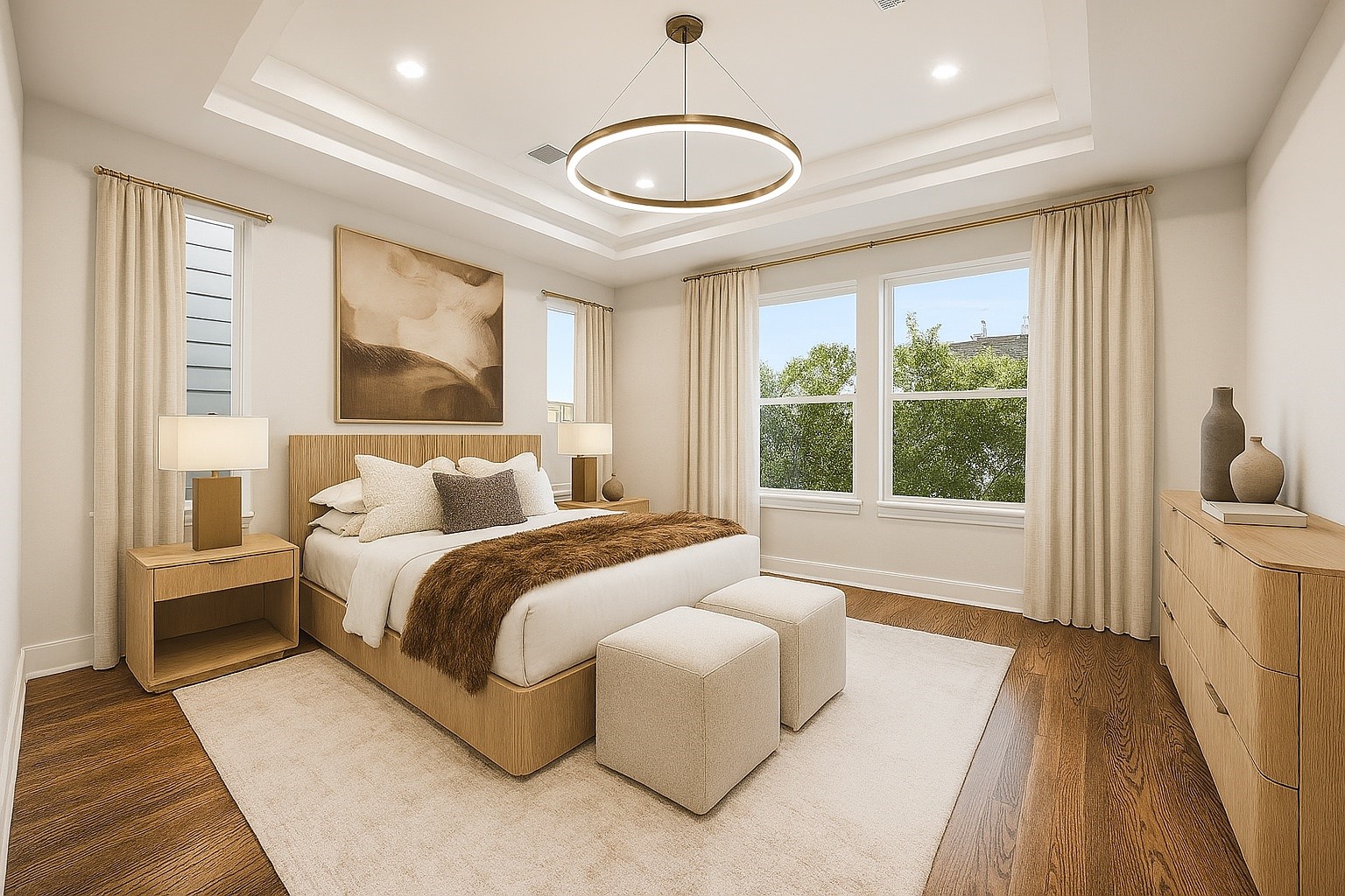 1518 Houston Avenue Houston, TX 77007 - Photo 1 of 40 a spacious bedroom with a large bed and a large window