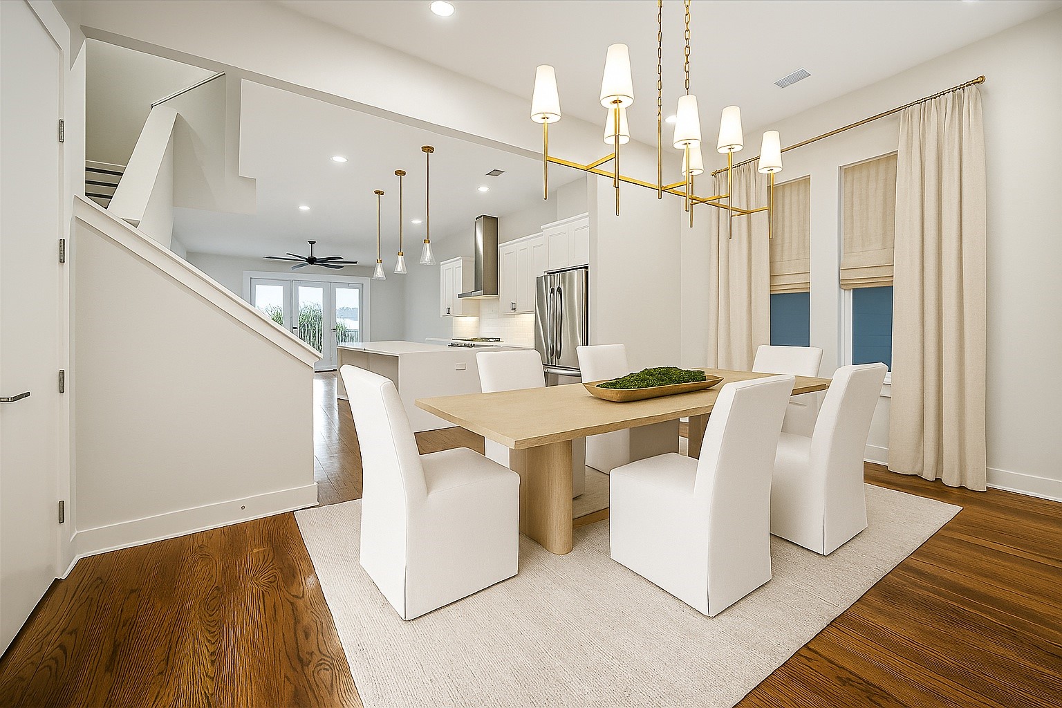 1518 Houston Avenue Houston, TX 77007 - Photo 4 of 40 a dining room with furniture and wooden floor