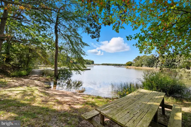 a view of a wooden deck