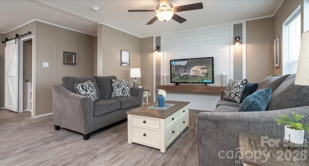 1002 Pinnacle Church Road Nebo, NC 28761 - Photo 5 of 10 a living room with furniture and a large window