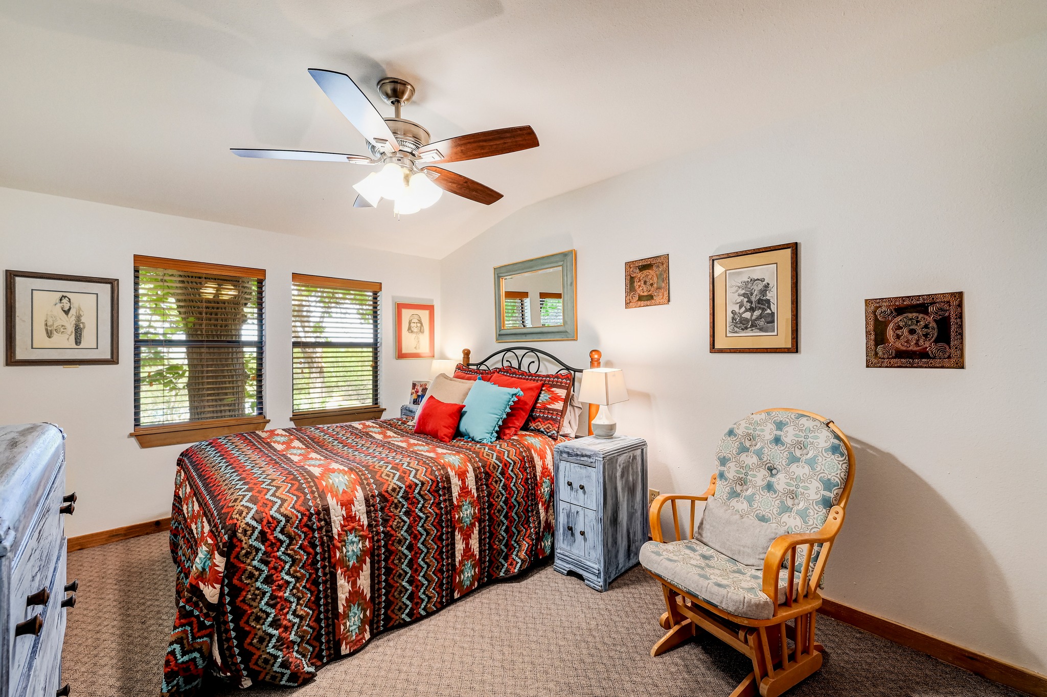 900 Box Canyon Road Wimberley, TX 78676 - Photo 27 of 40 Third bedroom at the back of the home.