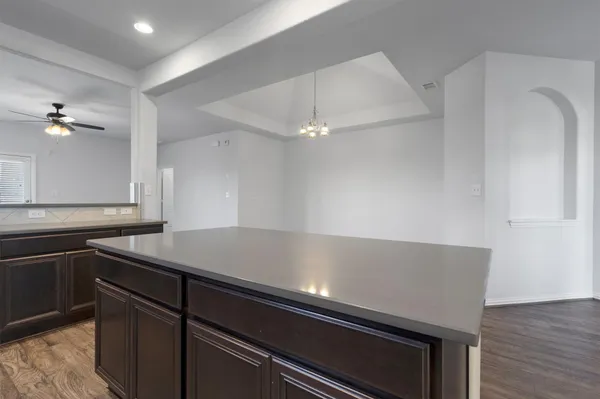 a bathroom with a shower and a mirror