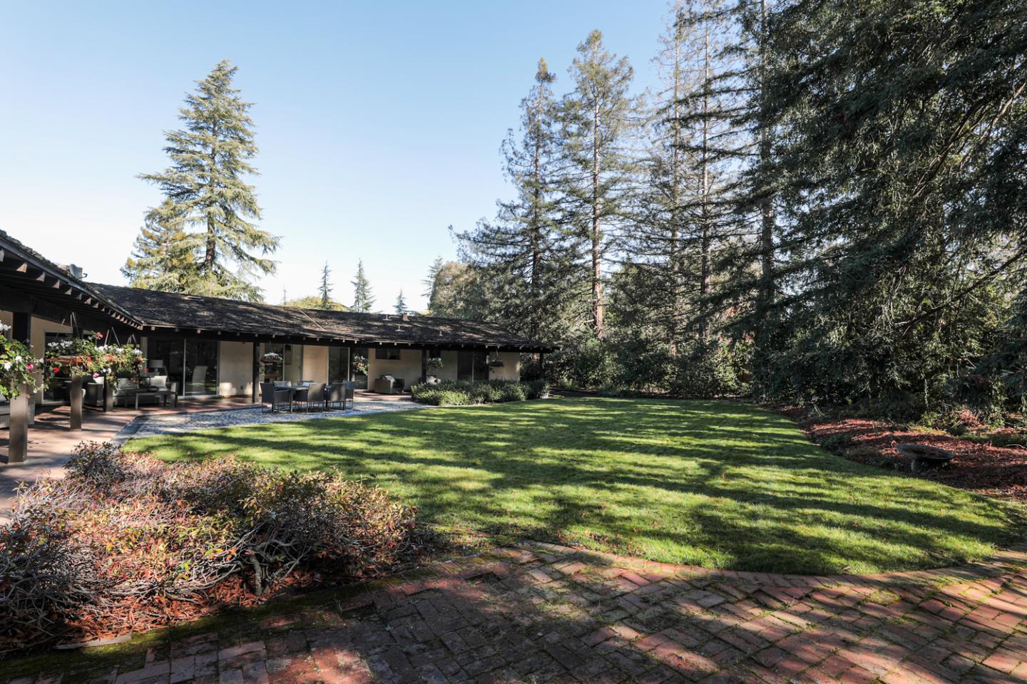 95 Mulberry Lane Atherton, CA 94027 - Photo 23 of 26 a view of a big yard in front of the house