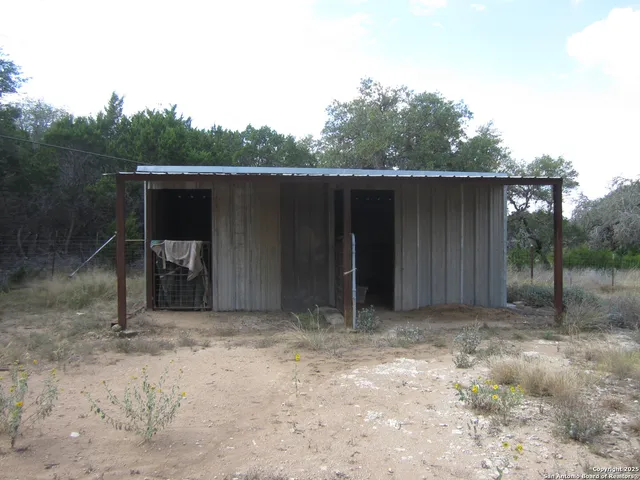 a backyard of a house