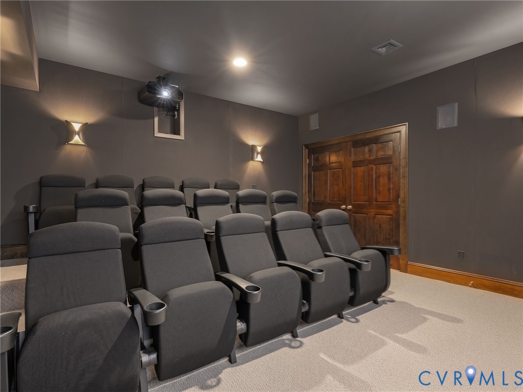 3506 Salles Ridge Court Midlothian, VA 23113 - Photo 51 of 78 Lower Level Theater Room