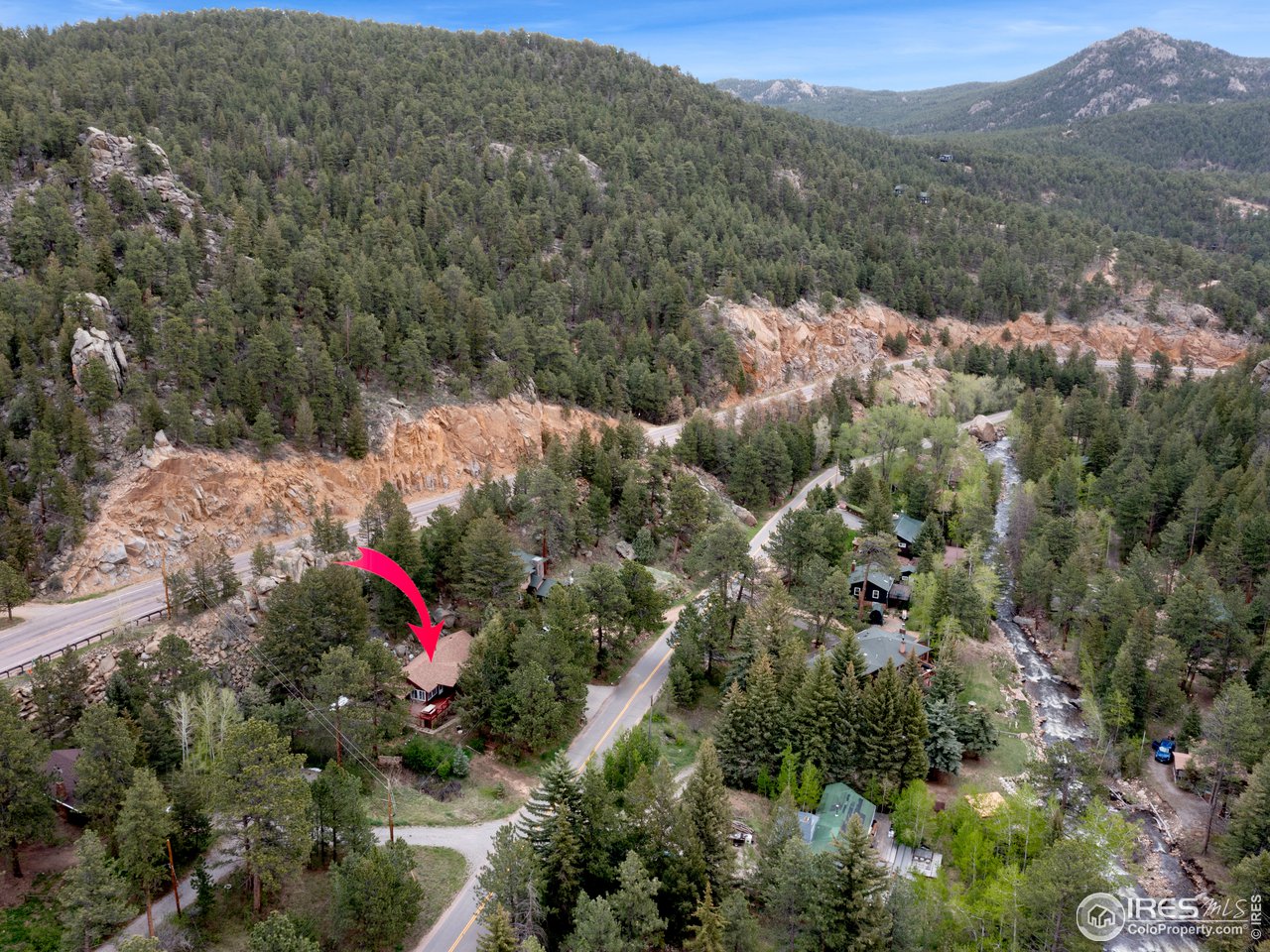 390 Riverside Drive Lyons, CO 80540 - Photo 15 of 21 aerial