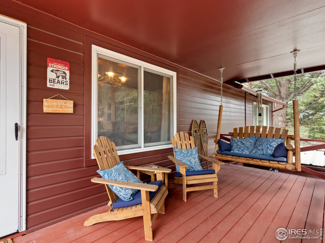 390 Riverside Drive Lyons, CO 80540 - Photo 9 of 21 Covered front porch