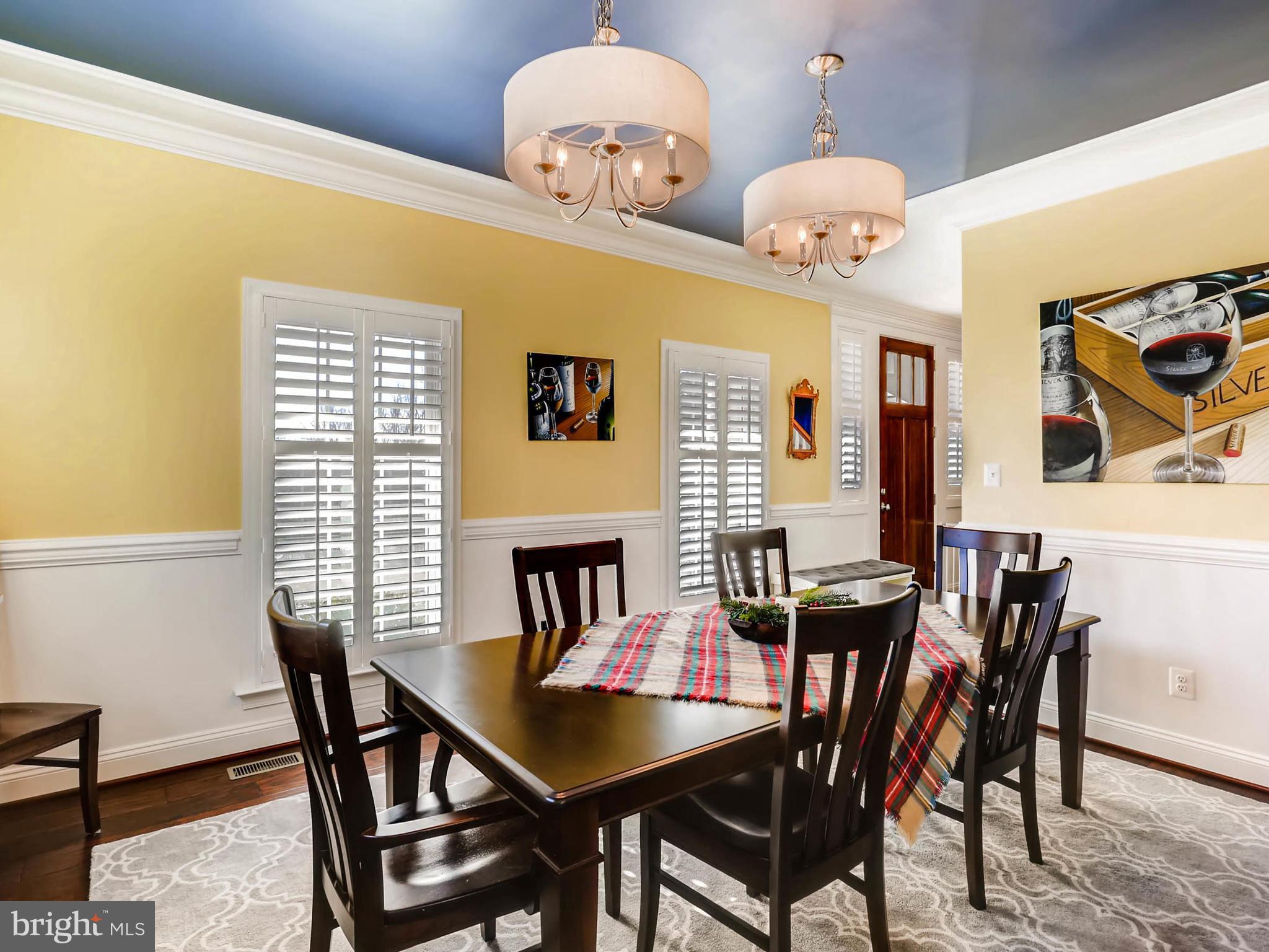 1813 Laurel Brook Road Fallston, MD 21047 - Photo 4 of 30 Custom crown molding throughout the dining room.