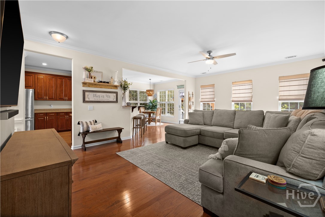 411 Plantation Place Rincon, GA 31326 - Photo 3 of 54 Open feeling in the downstairs spaces