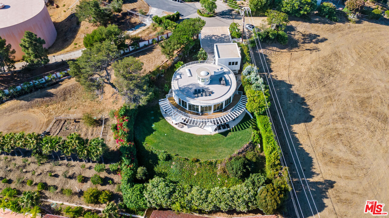 6375 Gayton Place Malibu, CA 90265 - Photo 20 of 49 an aerial view of a house with outdoor space and street view