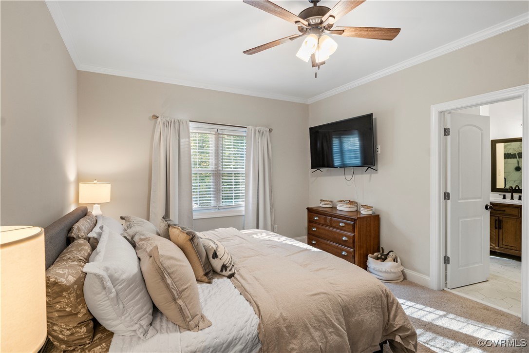 6310 Rock Run Road Chesterfield, VA 23832 - Photo 19 of 38 a bedroom with a bed a window and a television