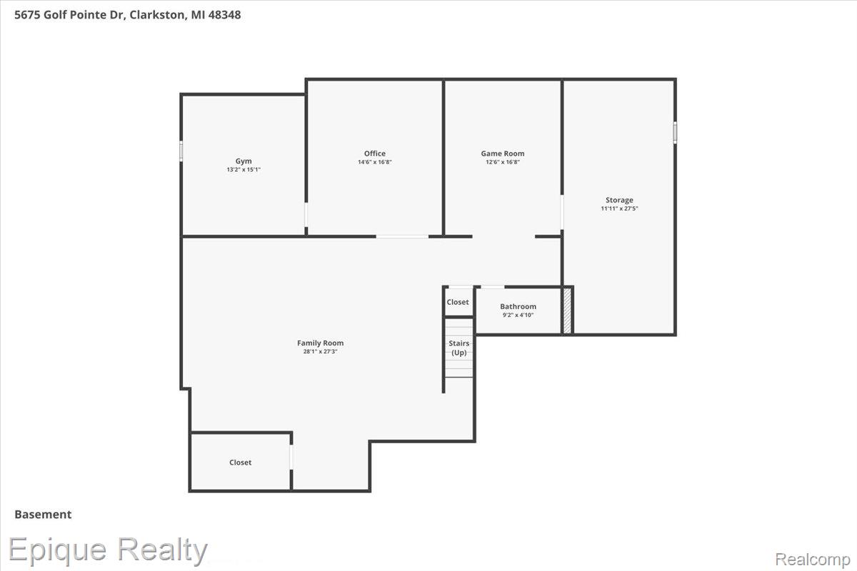 5675 Golf Pointe Drive Clarkston, MI 48348 - Photo 79 of 80 01-Basement.jpg