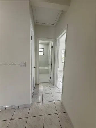 an empty room with natural light