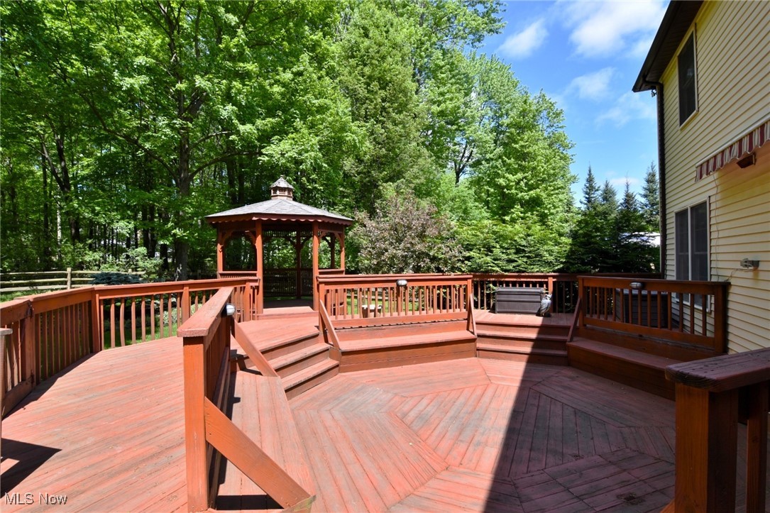 5510 Som Center Road Solon, OH 44139 - Photo 37 of 38 Deck featuring a gazebo
